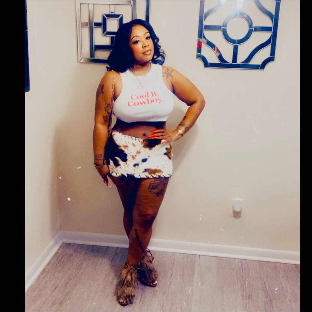 Sherpa Micro Mini Skirt